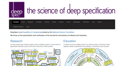 Desktop Screenshot of deepspec.org